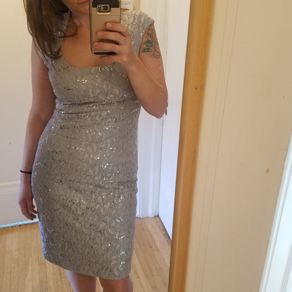 Parry dress: Jax Lace & Sequin